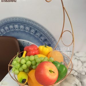 Rose Gold Fruit Holder with Banana Hook