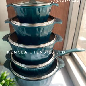 Emerald Green nonstick cookware set