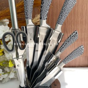 9pc Animal print knife set