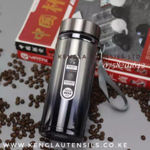 1pc BLACK 1.2LTs Stainless Steel Flask Tumbler Cup with Straw, Lid and  Handle