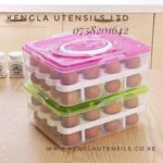 32 piece plastic egg storage containers