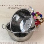 Metal colander Home Round stainless steel