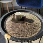 Set of 6 PVC Tablemats Gold