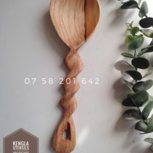 Wild Olive Wood Soup Ladle