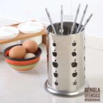 Stainless Steel Utensils Drainer/Holder - (silver)