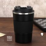 510ML HOT or COLD Stainless Steel Vacuum MUG - BLACK