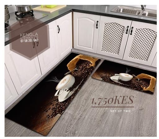 Set Of 2 Nonslip Kitchen Rug Sets Coffee Beans Kengla Utensils   IMG 20220211 WA0017 