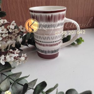 Set of 6 480ml Rosenthal brown shades Ceramic mugs