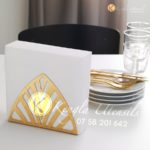 Gold Decorative Serviette / Napkin Holder.