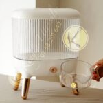 10 kilo grams multipurpose rice bucket dispenser Rice Storage Container. Press rose gold