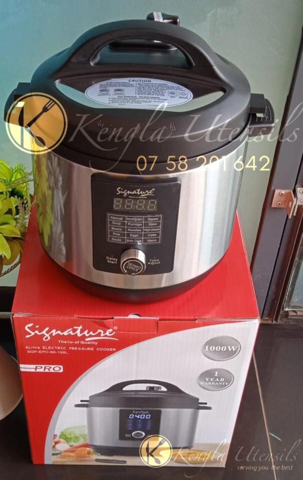 6.0 Ltr Electric Pressure Cooker (1000W)With Nonstick Bowl Inside