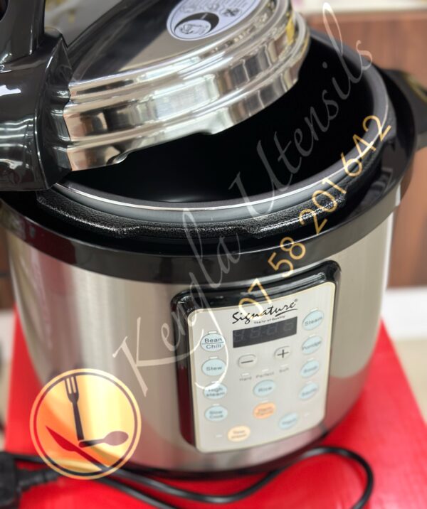 6.0 Ltr Electric Pressure Cooker (1000W) With Stainless Steel Bowl Inside.