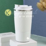 510ML HOT or COLD Stainless Steel Vacuum MUG – White