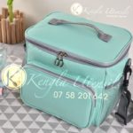 Portable Oxford Cloth Heat-resistant Insulated Lunch Bag Lilac