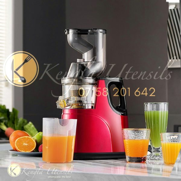 Red Automatic Quality Slow Juicer. RAF/Sokany/Rebune