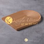 Decorative Wood Board, Wooden Serving Board Sector Arch Shape