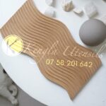 Decorative Wood Board, Wooden Serving Board Wave