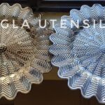 Set of 6 13 Inch Round Elegant Serve ware Charger Plate. Serated flower