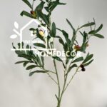 Olive Branch Long Stems Leaves Greenery Floral Arrangement Decoration Home Décor 1 stem with 6 branches