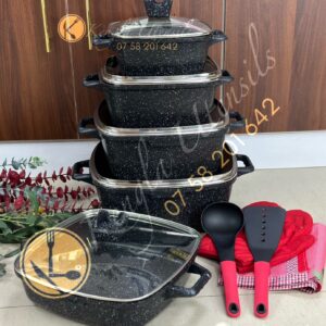 Hello,everyone,10pcs marble coating - Cooklover cookware