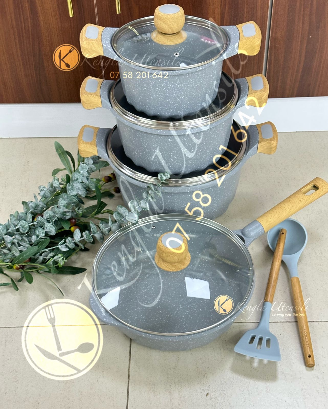 ⚜️10pcs cooklover Granite cookware set 💧Heavy duty and good