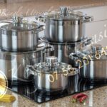 Stainless Steel Edenberg Cookware Set 12pcs EB-4036/37