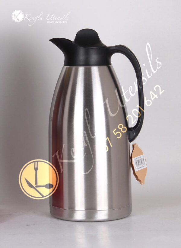 3.5LT Vacuum Flask Double Thick Stainless Steel Insulation Large Capacity- Silver