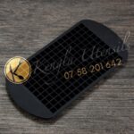 160 Grids Ice Cube Trays Mini Tiny Silicone Ice Cube Trays-BLACK