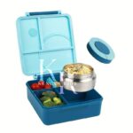 CYPY Kids Jumbo Bento Lunch Box w/t Insulated Jar - Blue