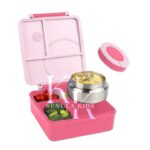 CYPY Kids Jumbo Bento Lunch Box w/t Insulated Jar - Pink