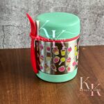 300Ml Light Green Small Size Insulated Food Flask - Chocolate