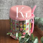300Ml Pink Small Size Insulated Food Flask - Ice Cream