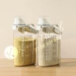 1pc 2.8LTS Acrylic Sealed Food Storage Jar For Grains, Nuts, Coffee Beans, laundry detergents etc.