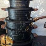 13pcs UCC LIFE GRANITE NONSTICK  COOKWARE SET Bricks Design UC1313