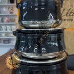 3pc Black silver large stainless steel hot pot set. 