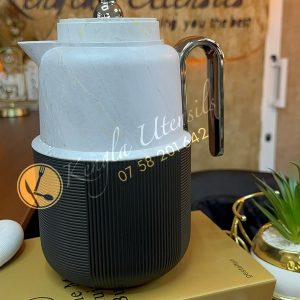 1Lt Grey Black Rania Vacuum Flask